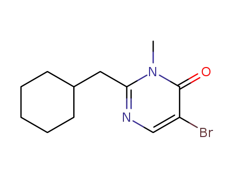 5-bromo-2-(cyclohexylmethyl)-3-methylpyrimidin-4(3H)-one