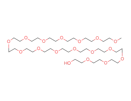 Molecular Structure of 133604-58-7 (2,5,8,11,14,17,20,23,26,29,32,35,38,41,44,47-Hexadecaoxanonatetracontan-49-ol)