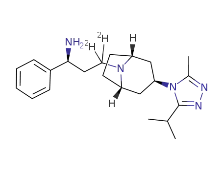 3-(3-(3-isopropyl-5-methyl-4H-1,2,4-triazol-4-yl)-8-azabicyclo[3.2.1]octan-8-yl)-1-phenyl-3-d2-propan-1-amine