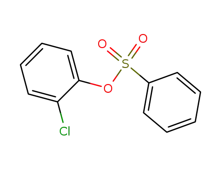 Molecular Structure of 13659-19-3 (Benzenesulfonic acid, o-chloro-phenyl ester)