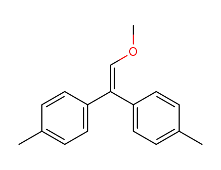Molecular Structure of 528856-86-2 (4,4'-(2-methoxyethene-1,1-diyl)bis(methylbenzene))