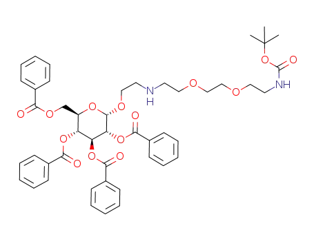 [2-(N-Boc-3,6-dioxaoctane-1,8-diaminoethyl)]-2,3,4,6-tetra-O-benzoyl-α-D-glucoside