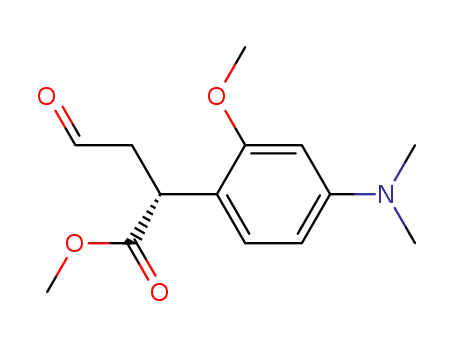 (R)-4-oxo-2-(4-dimethylamino-2-methoxyphenyl)-butyric acid methyl ester