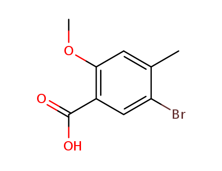 Benzoic acid, 5-bromo-2-methoxy-4-methyl-