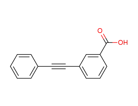 Molecular Structure of 93866-50-3 (3-PHENYLETHYNYL-BENZOIC ACID)