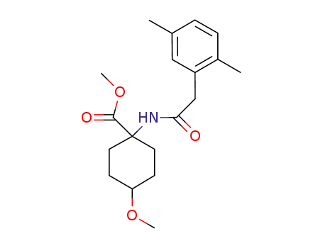 methyl 1-[[2-(2,5-dimethylphenyl)acetyl]amino]-4-methoxy-cyclohexanecarboxylate