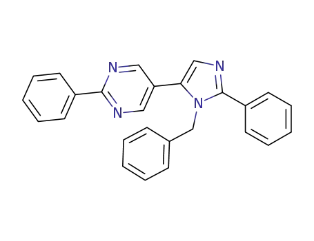 5-(1-benzyl-2-phenyl-1H-imidazol-5-yl)-2-phenylpyrimidine