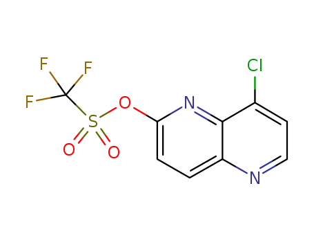 trifluoromethanesulfonic acid 8-chloro-[1,5]naphthyridin-2-yl ester