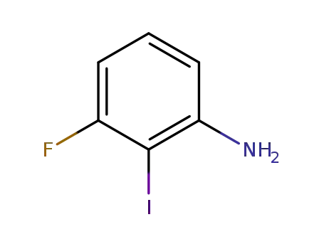 Molecular Structure of 706752-99-0 (3-FLUORO-2-IODOANILINE)