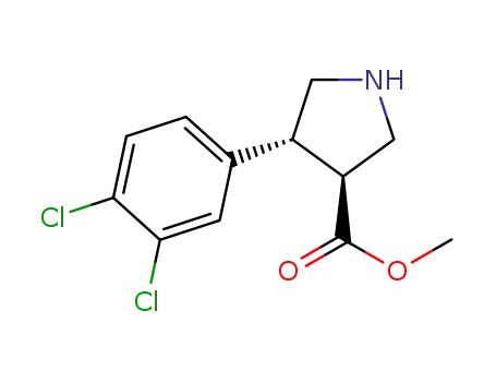 (3S,4R)-methyl 4-(3,4-dichlorophenyl)pyrrolidine-3-carboxylate