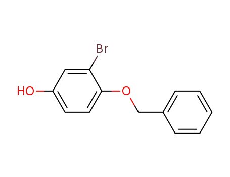 Molecular Structure of 252578-40-8 (4-Benzyloxy-3-bromo-phenol)