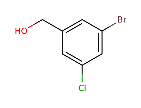 Molecular Structure of 917562-09-5 (3-BROMO-5-CHLORO-BENZYL ALCOHOL)