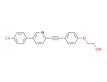 2-{4-[5-(4-chloro-phenyl)-pyridin-2-ylethynyl]-phenoxy}-ethanol
