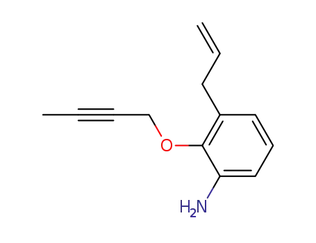 Benzenamine, 2-(2-butynyloxy)-3-(2-propenyl)-