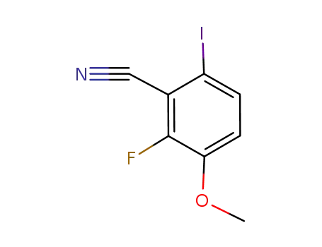 2-fluoro-6-iodo-3-methoxybenzonitrile