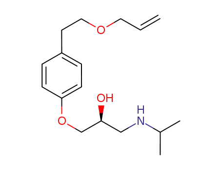 2-Propanol,
1-[(1-methylethyl)amino]-3-[4-[2-(2-propenyloxy)ethyl]phenoxy]-, (2S)-