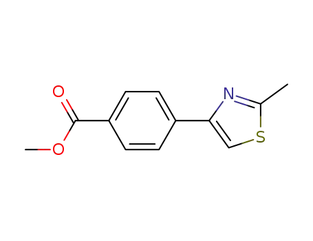 Benzoic acid, 4-(2-methyl-4-thiazolyl)-, methyl ester