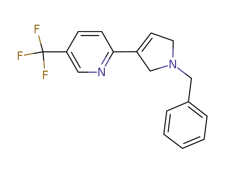 Pyridine,
2-[2,5-dihydro-1-(phenylmethyl)-1H-pyrrol-3-yl]-5-(trifluoromethyl)-