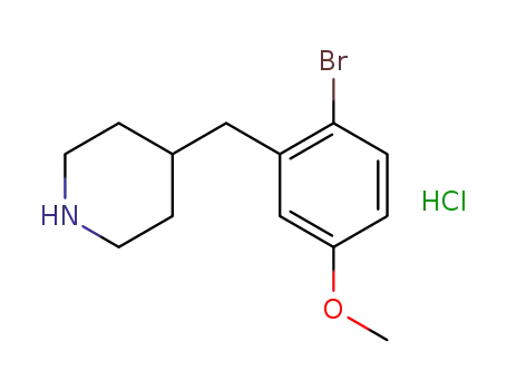 4-(2-bromo-5-methoxybenzyl)piperidine hydrochloride