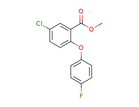 Benzoic acid, 5-chloro-2-(4-fluorophenoxy)-, methyl ester