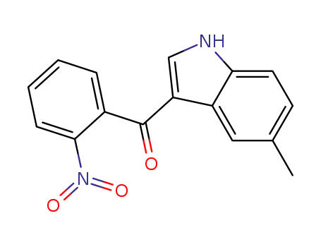 Molecular Structure of 821767-65-1 (Methanone, (5-methyl-1H-indol-3-yl)(2-nitrophenyl)-)