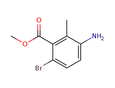 벤조산, 3-aMino-6-broMo-2-메틸-, 메틸 에스테르
