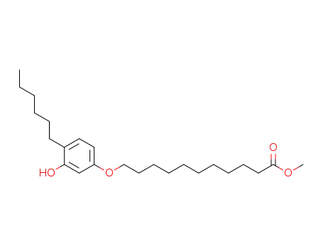 11-(4-hexyl-3-hydroxyphenoxy)undecanoic acid methyl ester