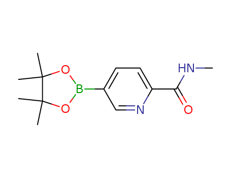 2-(MethylcarbaMoyl)pyridine-5-boronic acid pinacol ester, 96%