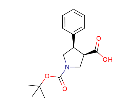 1-(tert-Butoxycarbonyl) 4-phenylpyrrolidine-3-carboxylic acid