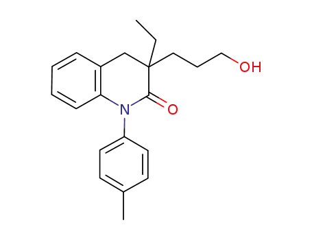 2(1H)-Quinolinone,
3-ethyl-3,4-dihydro-3-(3-hydroxypropyl)-1-(4-methylphenyl)-