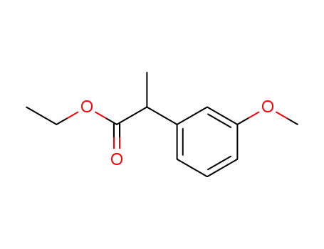 Molecular Structure of 105166-35-6 (2-(3-methoxyphenyl)propanoic acid ethyl ester)