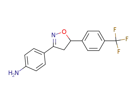 4-[5-(4-trifluoromethylphenyl)-4,5-dihydro-isoxazol-3-yl]-phenylamine