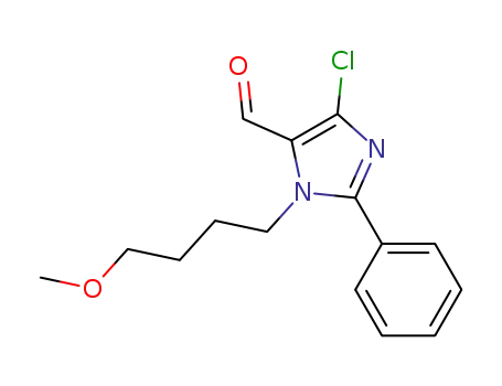4-chloro-1-(4-methoxybutyl)-2-phenyl-1H-imidazole-5-carbaldehyde