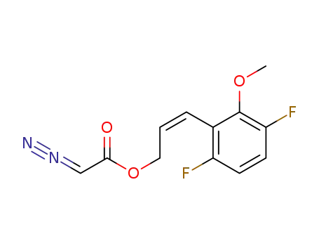 Acetic acid, diazo-, (2Z)-3-(3,6-difluoro-2-methoxyphenyl)-2-propenyl
ester