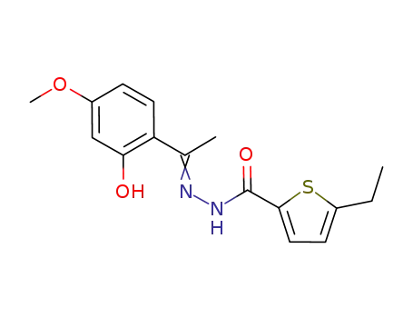 5-ethyl-N’-(1-(2-hydroxy-4-methoxyphenyl)ethylidene)-thiophene-2-carbohydrazide