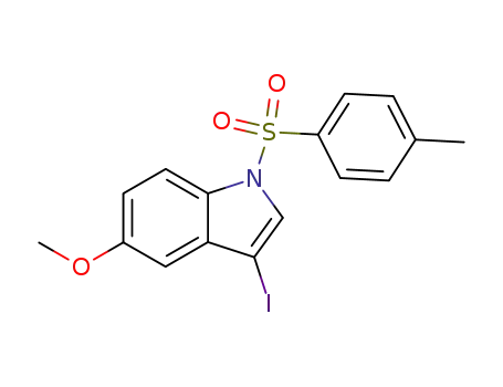 1H-Indole, 3-iodo-5-methoxy-1-[(4-methylphenyl)sulfonyl]-