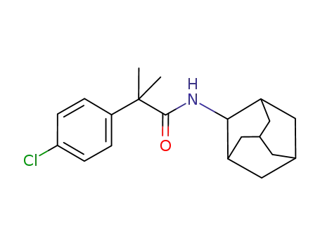N-2-adamantyl-2-(4-chlorophenyl)-2-methylpropanamide