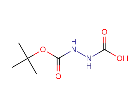 Molecular Structure of 256640-13-8 (1,2-Hydrazinedicarboxylicacid,mono(1,1-dimethylethyl)ester(9CI))
