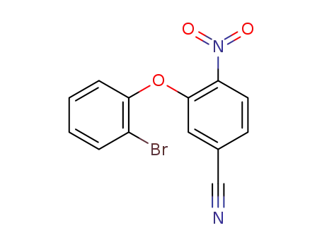 3-(2-bromophenoxy)-4-nitrobenzonitrile