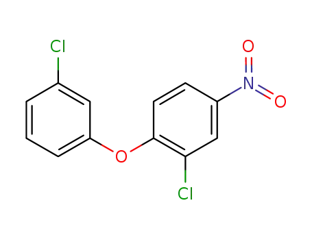 Molecular Structure of 500540-67-0 (2-chloro-1-(3-chlorophenoxy)-4-nitrobenzene)
