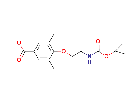 methyl 4-[2-(tert-butyloxycarbonylamino)ethoxy]-3,5-dimethylbenzoate