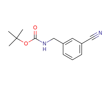 Molecular Structure of 916213-93-9 (tert - butyl (3 - cyanobenzyl)carbaMate)