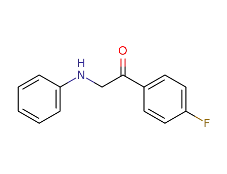 Molecular Structure of 31681-99-9 (Ethanone, 1-(4-fluorophenyl)-2-(phenylamino)-)