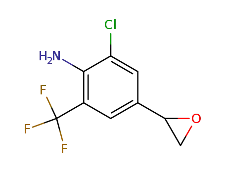 2-chloro-4-oxiran-2-yl-6-(trifluoromethyl)aniline