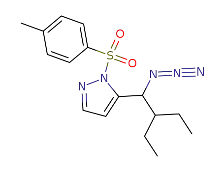 5-(1-azido-2-ethylbutyl)-1-[(4-methylphenyl)sulfonyl]-1H-pyrazole