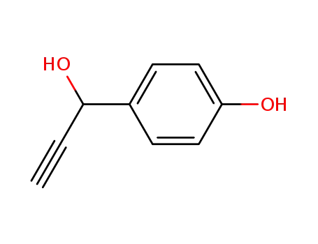 벤젠메탄올, 알파-에티닐-4-하이드록시-(9CI)