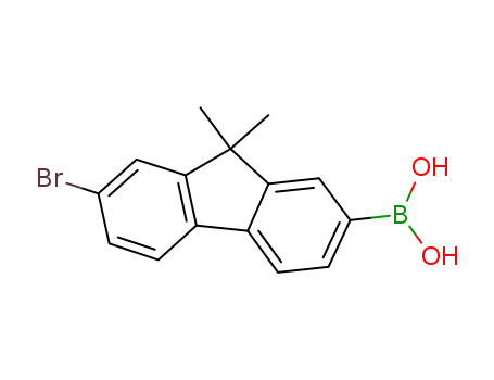 7-BroMo-9,9-diMethylfluoren-2-yl-boronic acid