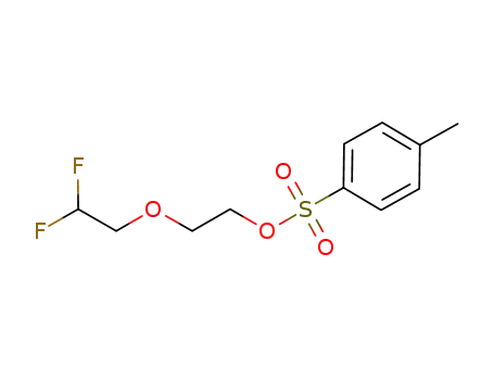 Molecular Structure of 1118567-13-7 (2-(2,2-difluoroethoxy)ethyl-4-methylbenzenesulfonate)