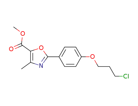 methyl 2-[4-(3-chloropropoxy)phenyl]-4-methyl-1,3-oxazole-5-carboxylate