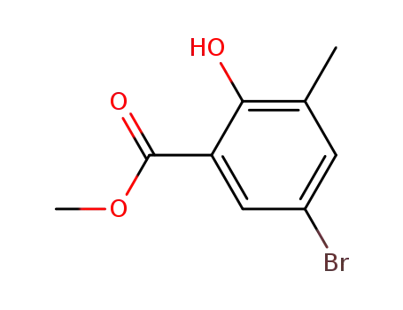 Benzoic acid, 5-bromo-2-hydroxy-3-methyl-, methyl ester